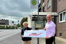 Fortschritt beim barrierefreien Ausbau der Bushaltestellen in Grevenbroich