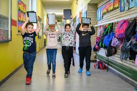 Erich Kästner-Grundschule stellte ihre Tablet-Klasse vor