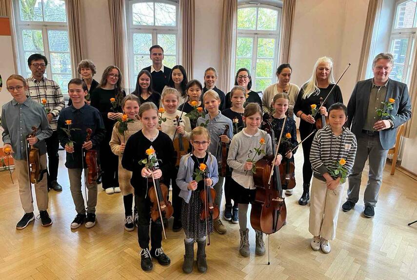 Musikschule Rhein-Kreis Neuss: StreichEnsemble überzeugte bei seinem ersten Auftritt