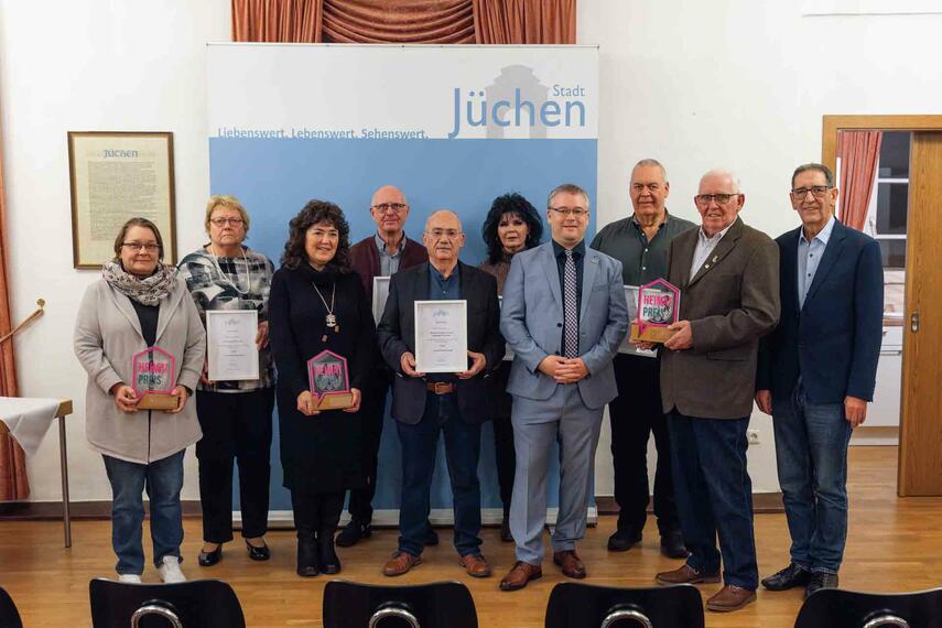 Jüchen: Verleihung des Heimat-Preises und des Ehrenamtspreises 2025