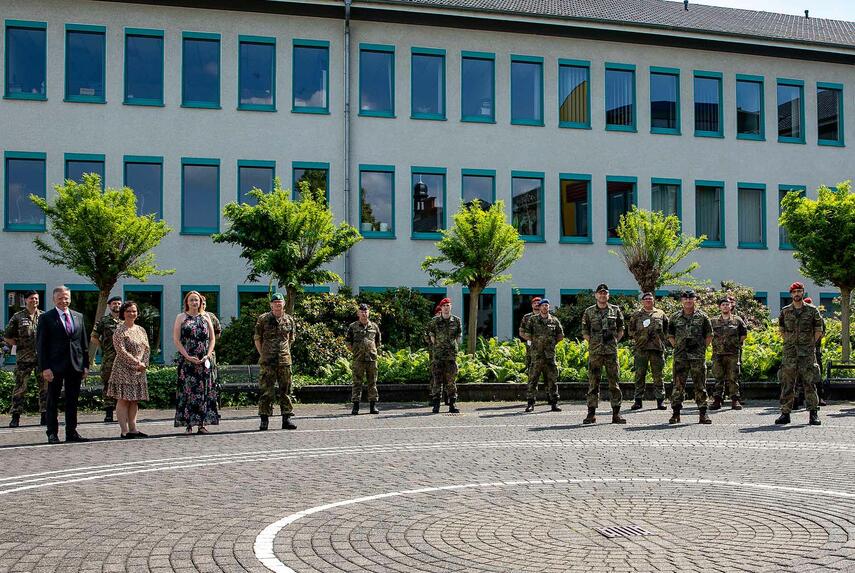 Landrat dankte der Bundeswehr: Einsatz der Soldaten im Gesundheitsamt endet am 15. Juni