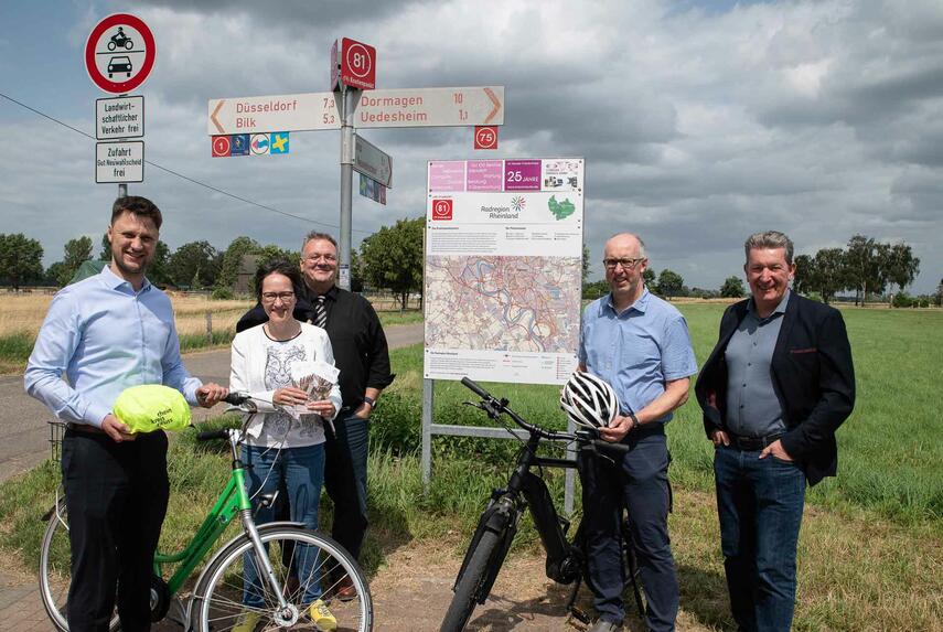 Knotenpunkt-Tafeln für Radfahrer im Rhein-Kreis Neuss werden erneuert