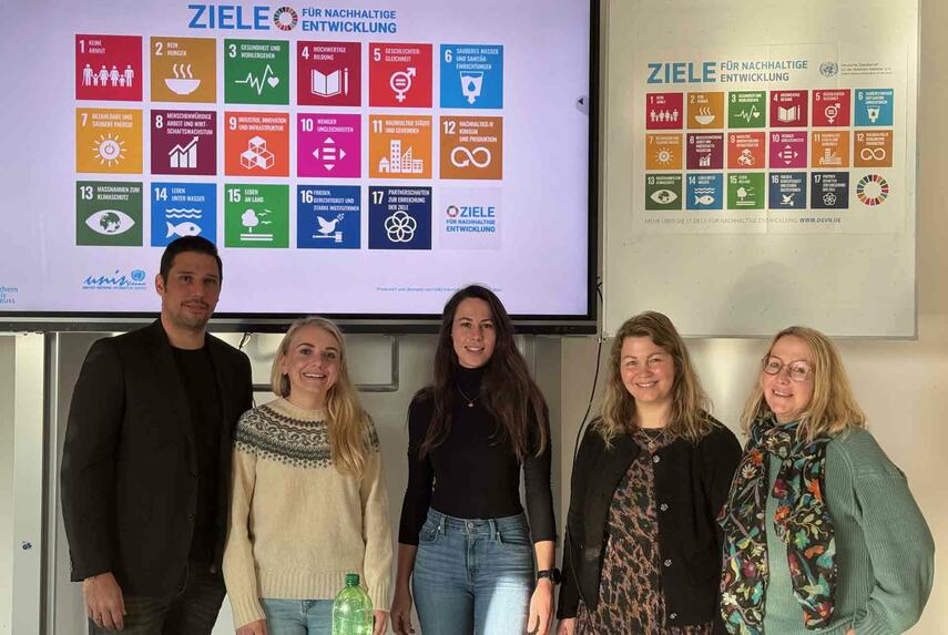 Vortrag über Nachhaltigkeitsthemen am Alexander-von-Humboldt-Gymnasium