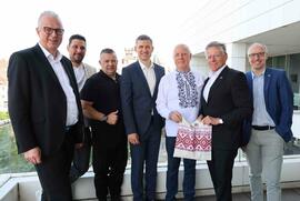 Ukrainische Delegation zu Gast im Rhein-Kreis Neuss