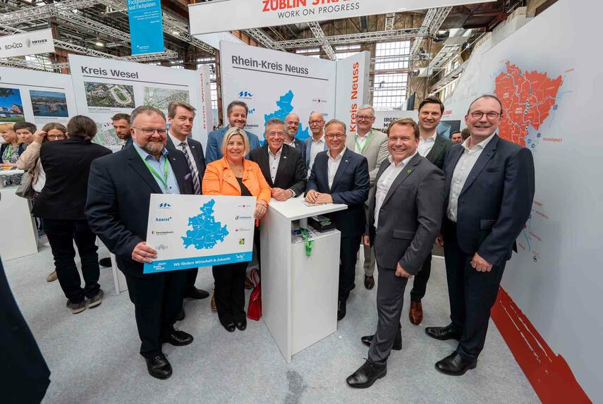 Spannende Projekte aus dem Rhein-Kreis Neuss bei der „Polis Convention“ auf dem Areal Böhler