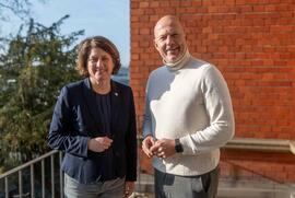 LR Katharina Reinhold und Amtskollege Frank Rock bekräftigen interkommunale Zusammenarbeit