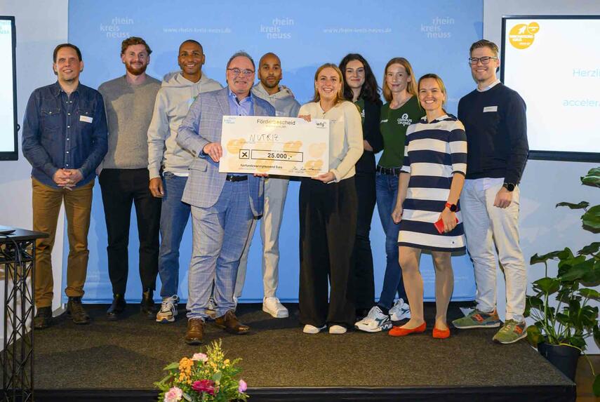 „accelerate_RKN“: Start-up nutriz gewinnt Finale im Wettbewerb um Kreis-Zuschuss