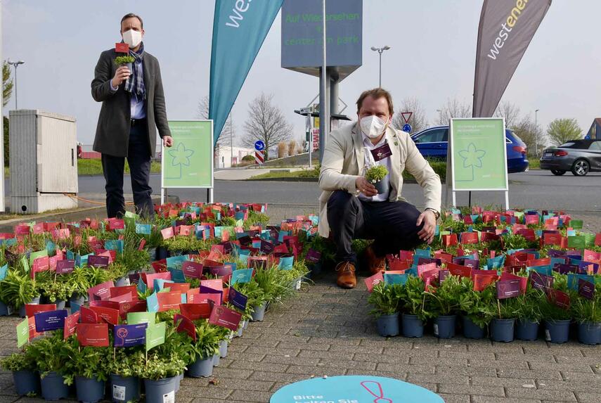 Westenergie schickt Blumengrüße nach Rommerskirchen